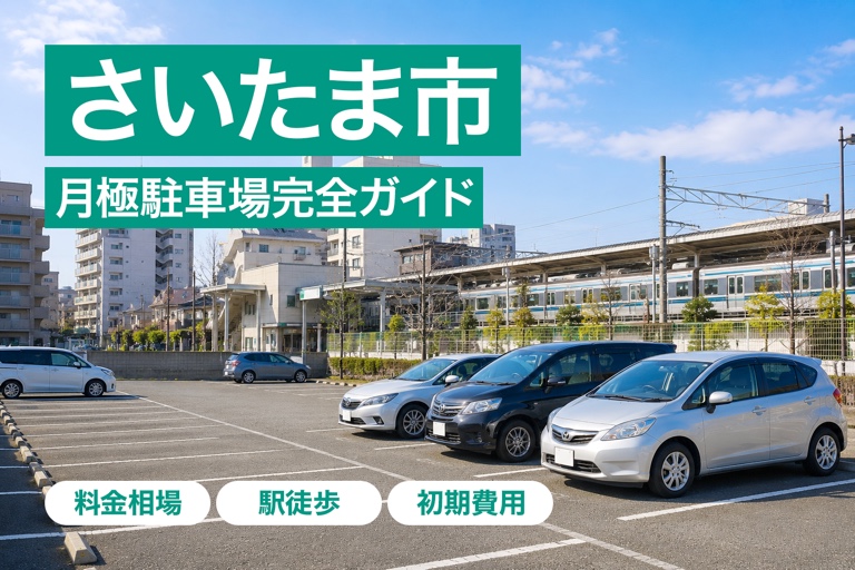 さいたま市で月極駐車場を探すときの完全ガイド|相場・選び方・契約前のチェックポイントを解説